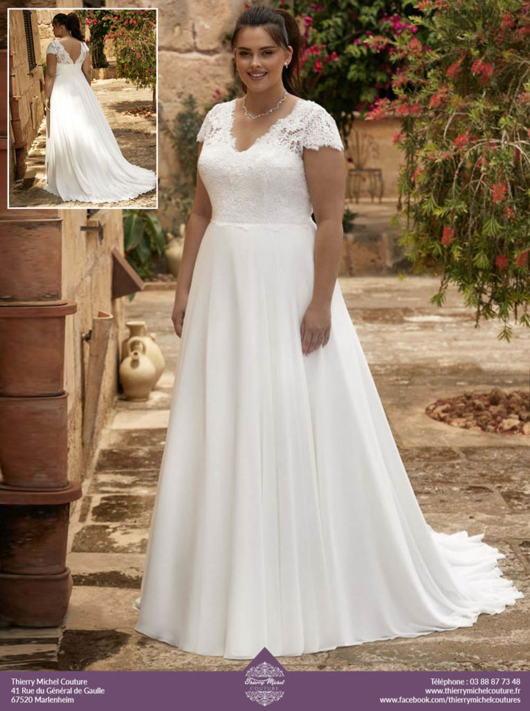 Robe 539 | Ivoire | Taille 52 | 400€
